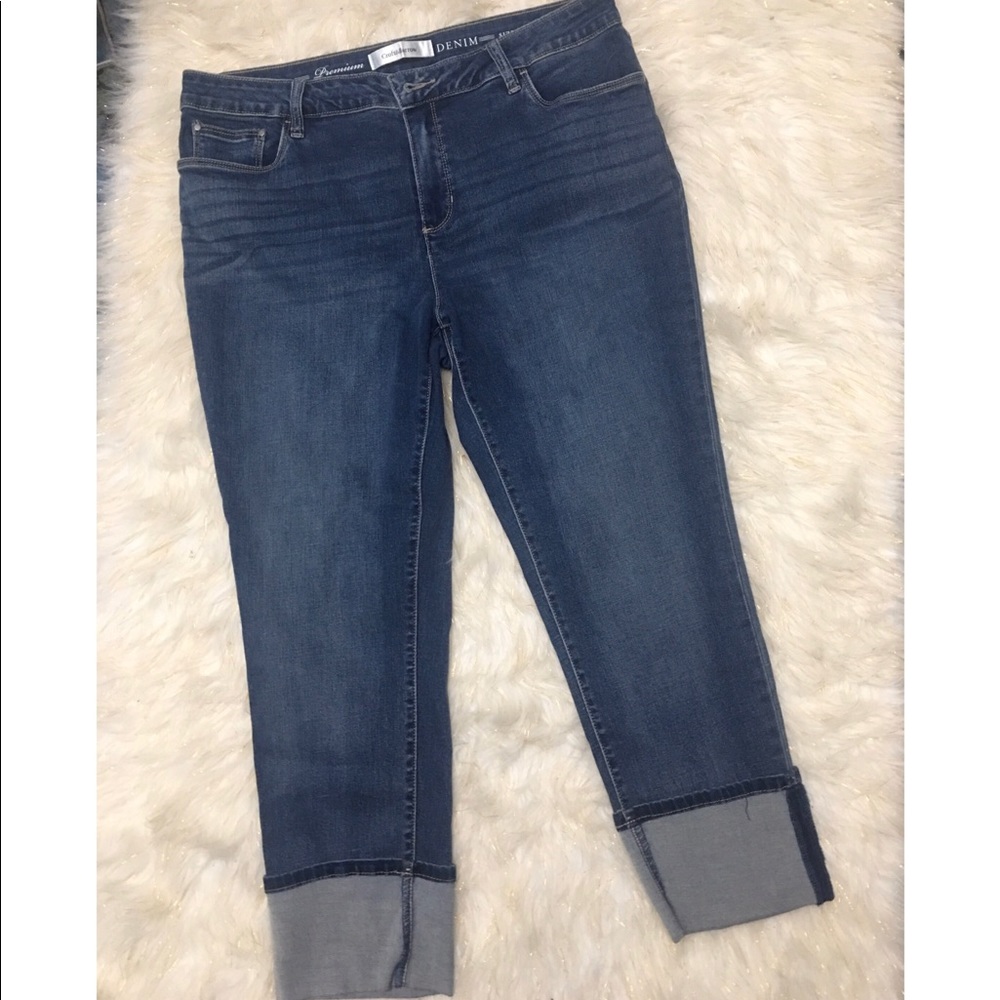 Croft & Barrow cropped jeans size 14